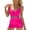 Hot Pink, variant on Hot Pink One Piece Swimsuit Women Tummy Control 2026 Long Torso Bathing Suit Cute Floral Swim Suits