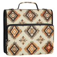 thumbnail image 5 of FORMRS Zipper Binder with Shoulder Strap 2-inch Ring 500 Sheet Capacity File Bag, Geometric Designs, 5 of 5