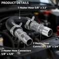 thumbnail image 5 of Upgrade Aluminum Engine Heater U-Tube Kit Features 5/8“ and 3/4” Fittings Compatible with Most Common Heater Hoses, 5 of 5