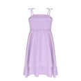 thumbnail image 2 of AUNVITO Girls Summer Dress Sleeveless Spaghetti Straps Swing Dresses for Teens Casual Outfits 8-13 Years, 2 of 9
