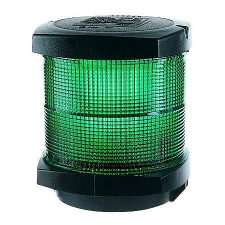 Hella Marine 18717875 All Round Green Navigation Lamp- Incandescent - 2nm - Black Housing - 12v