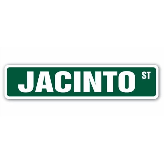 JACINTO Street Sign Childrens Name Room Sign | Indoor/Outdoor |  30" Wide