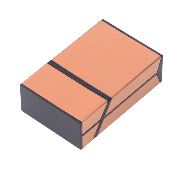 CAJA de CIGARRILLO Magnético, Funda de Almacenamiento de Cigarrillos Flip Diseño Resistente A la Presión 20 Capacidad Aleació de aluminio Portátil para Vieges para Hombres