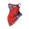 thumbnail image 2 of Neck Gaiter Headwear Bandana Breathable Face Scarf w/Ear Loops,2pack,Floral D, 2 of 7