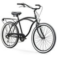 thumbnail image 1 of sixthreezero Men's Around the Block 1 Speed Beach Cruiser Bicycle, Black, 1 of 8