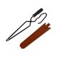 thumbnail image 1 of Pinzas para fogatas Pinzas para chimeneas Pinzas para fogones Pinzas para leña portátiles Pinzas para fuego para barbacoa, camping, parrilla para, 1 of 9