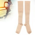 thumbnail image 4 of Slim Leg Socks, Reinforced Stitching Not Grind Feet Unisex Compression Stockings  for Walk for Outdoor Sports S/M, 4 of 8