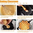 thumbnail image 4 of Jinsinto Heart-Shaped Waffle Pan Aluminum Alloy Waffle Maker Non-Stick Pancake Pan Waffle Pan for Kids Christmas Cakes, 4 of 5