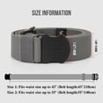 thumbnail image 5 of WHIPPY Men's Elastic Belt Non Metal Stretch Belt Nickel Free Web Belts for Jeans Pants Unisex, 5 of 5