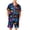 Green, variant on Mens Spooky Halloween Pajamas Set Short Sleeve Button Up Sleepwear Shirt and Shorts Jack O Lantern Print Lounge PJs