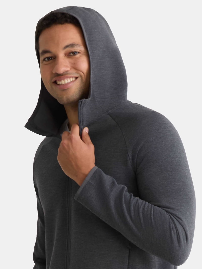 Athletic Works Men's and Big & Tall Fusion Double Knit Full Zip
