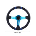 thumbnail image 3 of Volante, 350 mm, 14 pulgadas, volante de carreras de aluminio universal, volante con marco de aluminio, solución innovadora, 3 of 9