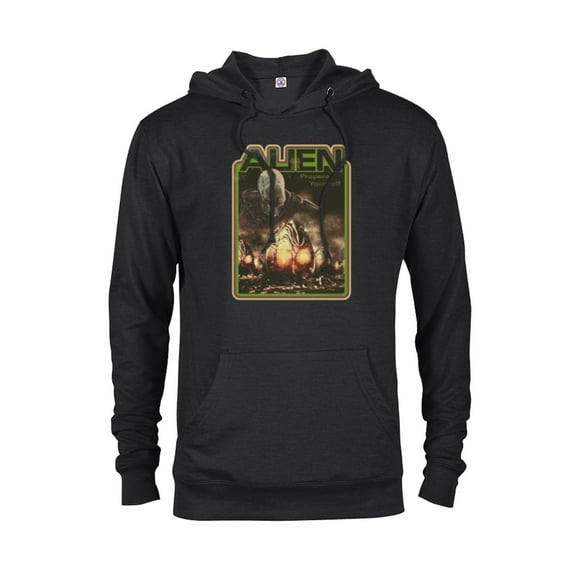 Alien Xenomorph Prepare Yourself Retro - Pullover Hoodie for Adults - Customized-Black