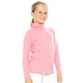 thumbnail image 2 of Stretch Is Comfort Girl's Oh so Soft Long Sleeve Turtleneck | Poly Spandex|Child Size 2 -16, 2 of 6