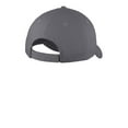 thumbnail image 3 of Port & Company Youth Six Panel Unstructured Twill Cap-One Size (Charcoal), 3 of 3