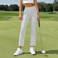 thumbnail image 6 of ZyeKqe Womens Dress Pants Yoga Stretch Business Work Casual Ankle Length Straight Leg Office 7/8 Trousers, 6 of 8