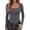 Dark Grey, variant on Zeagoo Basic Fall Tops for Women Long Sleeve Square Neck Slim Fitted Undershirt