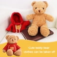 thumbnail image 4 of Bear Toys Muñeco de Peluche Ragdoll de Peluche, Oso con suéter Rojo, C, 4 of 5