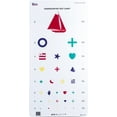 thumbnail image 2 of Kashsurg Professional Medical Products Pediatric Color Vision Eye Chart 20Feet Size 22 x 11 Inch, 2 of 2