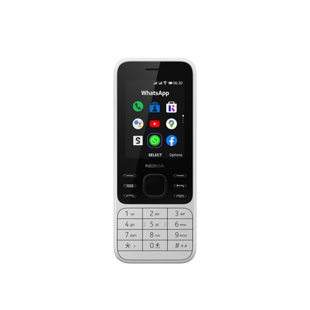Restored Nokia 6300 4G TA-1324 4GB GSM Unlocked Phone Dual Sim - Powder White (Refurbished)