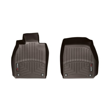 WeatherTech Custom Fit FloorLiners compatible with 474371 - 1st Row (Driver & Passenger) Cocoa