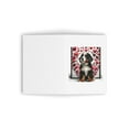 thumbnail image 3 of DistinctInk Greeting Card / Note Card - Valentine's Day Bernese Mountain Dog Puppy - PACK of 5, 3 of 7