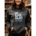 thumbnail image 3 of Classic Hockey Hoodie for Men and Women, Unisex Pullover Hooded Sweatshirt, Comfortable Cotton Poly Blend, Casual Everyday Streetwear, 3 of 5