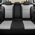 thumbnail image 4 of AOMSAZTO Custom Fit Corolla Car Seat Covers for 2020-2023 Toyota (SE,SE Apex Edition,SE Nightshade Edition) - Full Set Leather(Black & Grey), 4 of 5