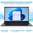 thumbnail image 3 of Laptop ASUS Vivobook 14 Intel Core i5 1334U 12GB SSD 512GB 14" Teclado Español Mochila Mouse Estudio y Trabajo Profesional, 3 of 5