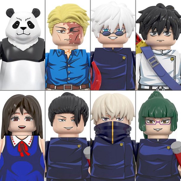 BLEACH Building Blocks Anime Cartoon Mini Action Figures Toy Chriss Prest Jujutsu Kais Compatible wi LoG