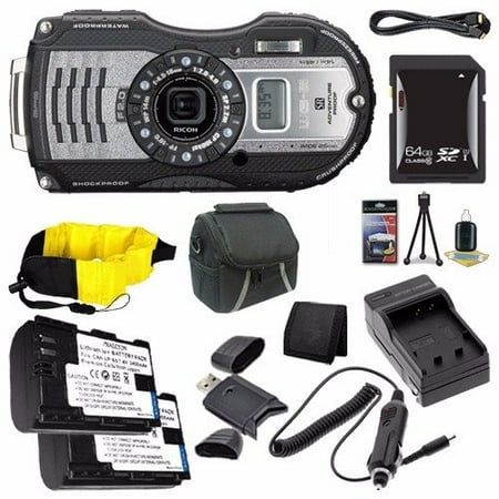 UPC 616348052474 product image for Ricoh WG-5 GPS Digital Camera (Gunmetal) 04653 + D-LI92 Battery + External Charg | upcitemdb.com