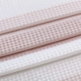 thumbnail image 3 of Dainty Home Waffle Weave Ombre Stripe Shower Curtain With 12 Hooks, 70 x 72 In Blush, 3 of 7