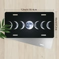 thumbnail image 2 of Moon Phases Front License Plate, Metal License Plate, Funny Standard Plates Personalized Novelty Decorative For Men/Women/Boys/Girls Car 6×12 Inch, 2 of 6