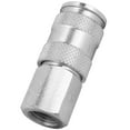 thumbnail image 2 of Milton Quick-Connect Steel Coupler 1/4In Fnpt High Flow (V-Style), 2 of 2