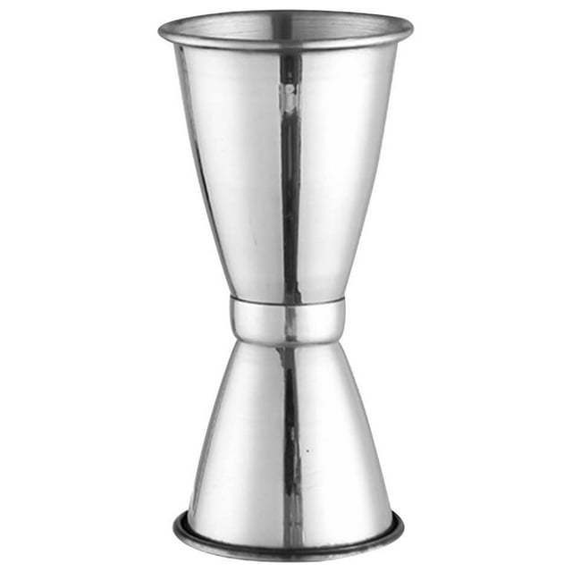Birdeem Stainless Steel Ounce Cup Double End Measuring Glass Measuring Glass Double End Measuring Glass Dedicated for Bar Counter Curling
