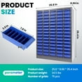 thumbnail image 3 of Steel Parts Cabinet with 40 Drawers, Heavy Duty Hardware Tool Cabinet with Plastic Drawers for Bolts, Screws, Fasteners, Tools, Small Parts Organizer for Garage, Shop, Office, 3 of 5
