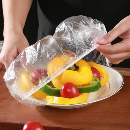 [BIG CLEARANCE]Bowl Cover Plastic Wrap Reusable Practical Larger Thicker Non-toxic Safe Use