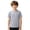 Grey, variant on Boys Solid Color Summer Long Sleeve Rash Guard Swimwear Beach Sun Top Clothes