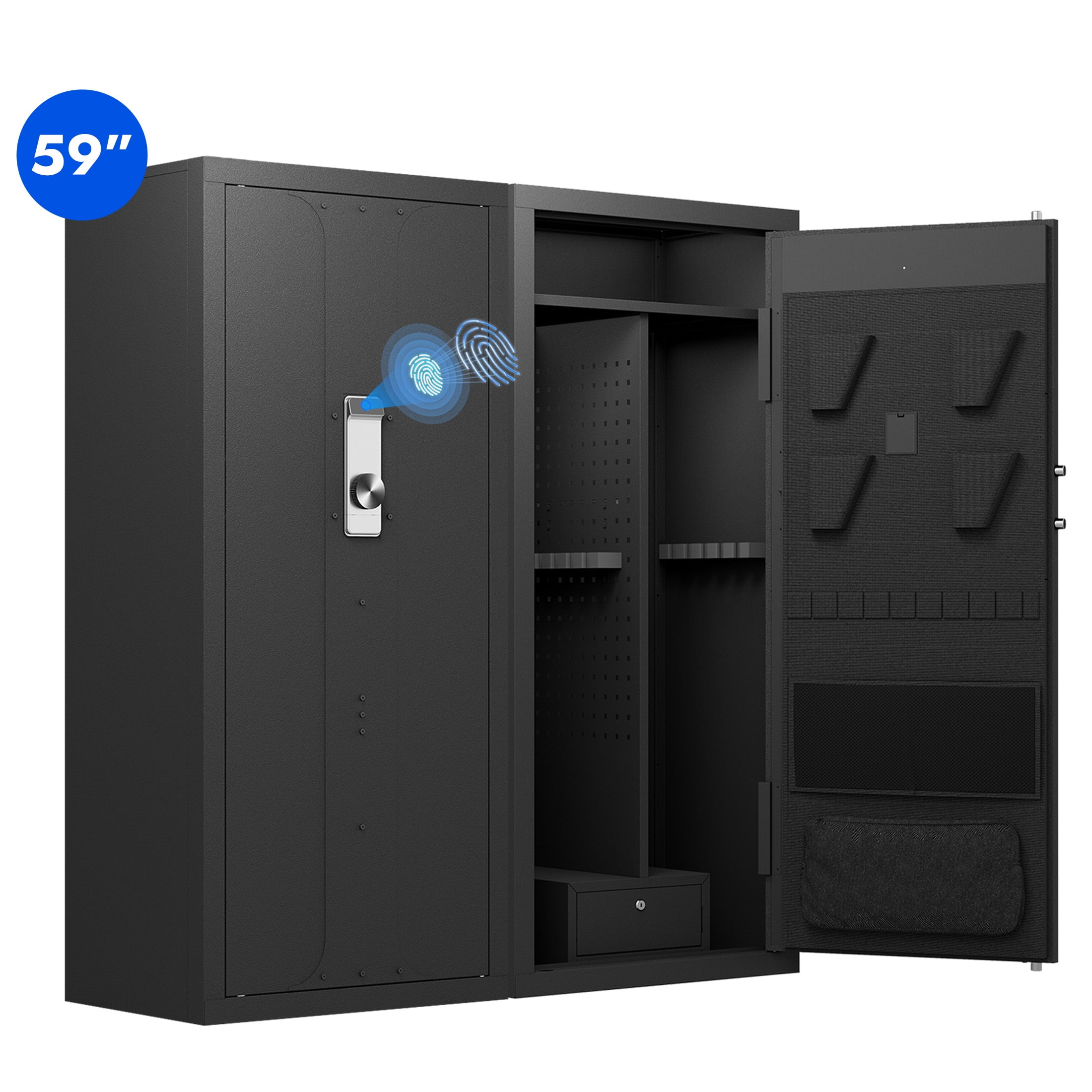 Stack-On GCB-908-DS 8-Gun Security Cabinet, Removable Steel Shelf