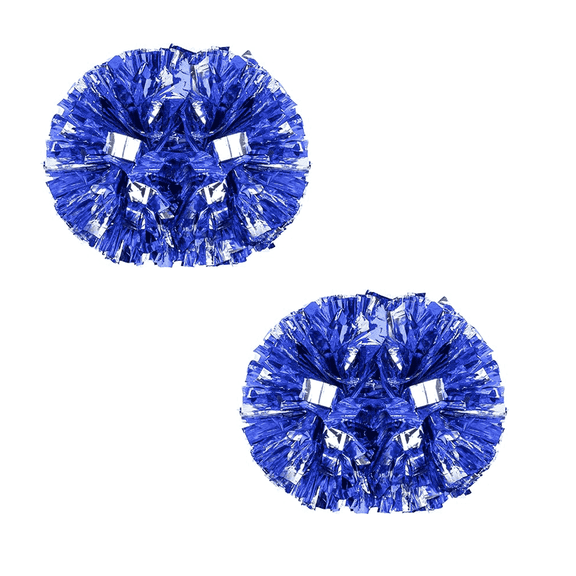 YOUHO Cheerleading Pom Poms with Baton Handle for Team Spirit Sports Dance Cheering Kids Adults(2 packs)