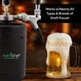 thumbnail image 4 of NutriChef Beer Keg Faucet Rubber Caps - 5 Pcs Homebrew Stuff Draft Faucet Keg Cap, Black, 4 of 4