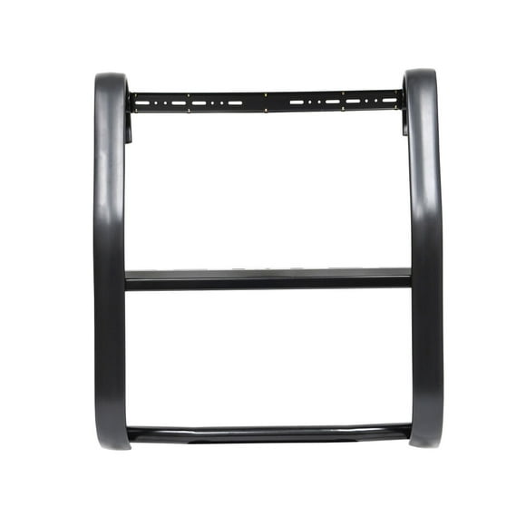 Convient 2021-2023 Chevrolet Tahoe Westin Public Safety Pare-Chocs Barre de Poussée 36-4045 Elite; Revêtement en Poudre; Noir; Acier HRPO; Bandes en Caoutchouc de 2-3/4 Pouces; Sans Protection de Brosse Enveloppante