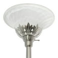 thumbnail image 4 of Mod Lighting and Decor 71" Silver Torchiere Floor Lamp with Two Reading Lights, 4 of 9