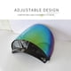 thumbnail image 5 of TFixol Motocicleta Anti-UV Anti-Scratch Cascos Lente Moda Visor Wind Shield TFixol  Lente de escudo, 5 of 7