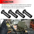 thumbnail image 4 of 32PCS Front & Rear A-Arm Bushing Kit for 2008-2013 Polaris Sportsman X2 500 800, 4 of 5