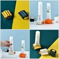 thumbnail image 5 of FRCOLOR toothpaste squeezer 4 Pcs Toothpaste Dispenser Squeezer Roller Lotus Shape Toothpaste Stand,2.36"X2.95"X1.38", 5 of 5