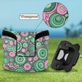 thumbnail image 6 of Haosy Abstract Pink Green Circles Golf Mallet Putter Cover Strong Magnetic Leather Golf Club Headcover Closure, 6 of 7