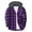 Purple, variant on SYMOID Big & Tall Men’s Hooded Flannel Shirt - Gray, Size 3XL, Cotton-Poly Blend, Button-Down with Chest Pocket, All-Season Casual/Outdoor Wear