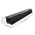 thumbnail image 4 of KFFKFF Drawer Slides Undermount, 32-inch, Comprehensive Ball Bearing for Under Stair Cabinet Rails, 260 LB Weight Tolerance Sturdy Lower Stair Cabinet Glide Tracks, Ideal for DIY Substitution, Black, 4 of 9