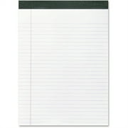 Roaring Spring Recycled Legal Pad, 8 1/2 x 11 3/4 Pad, 8 1/2 x 11 Sheets, 40/Pad, White, Dozen 74713